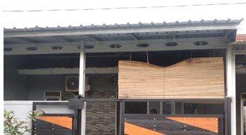 KANOPI BAJA RINGAN  + ATAP SPANDEK